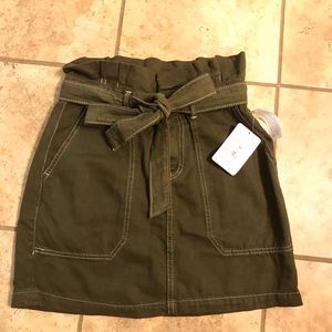 NWT Free people green skirt